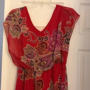 Floral print dress